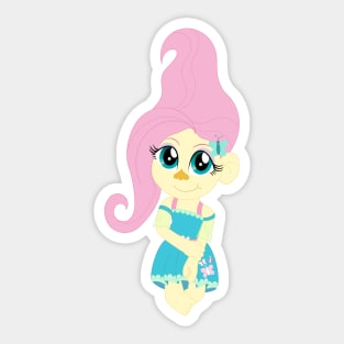 Fluttershy Troll Sticker